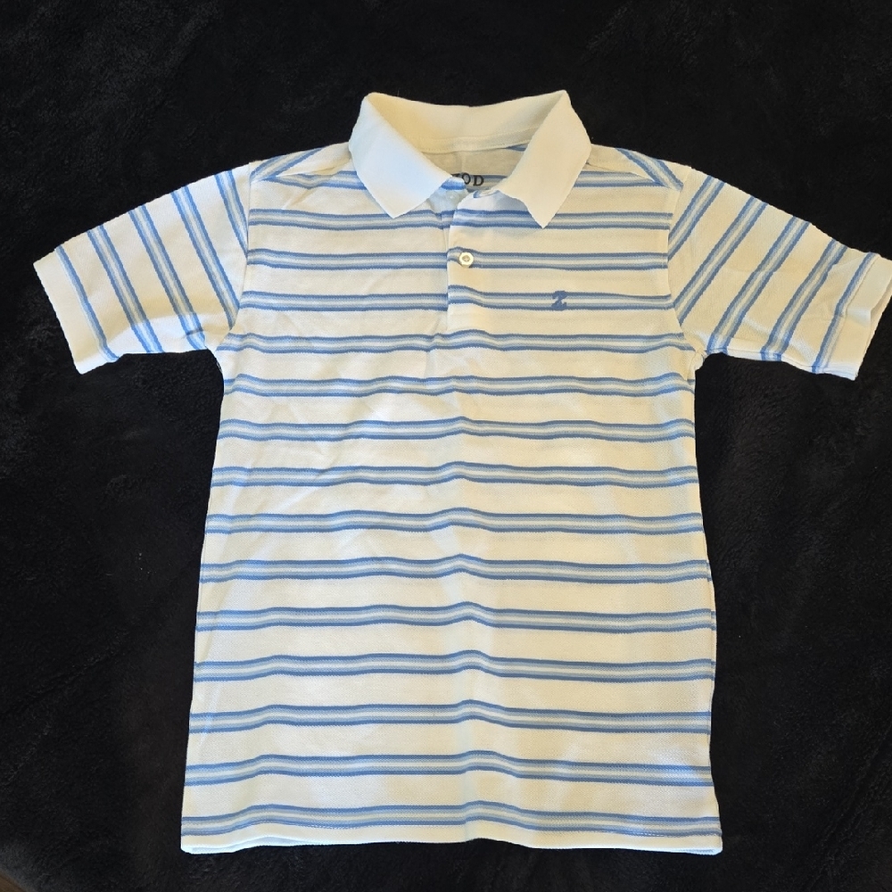 Izod Kids Polo with Blue and White Stripes